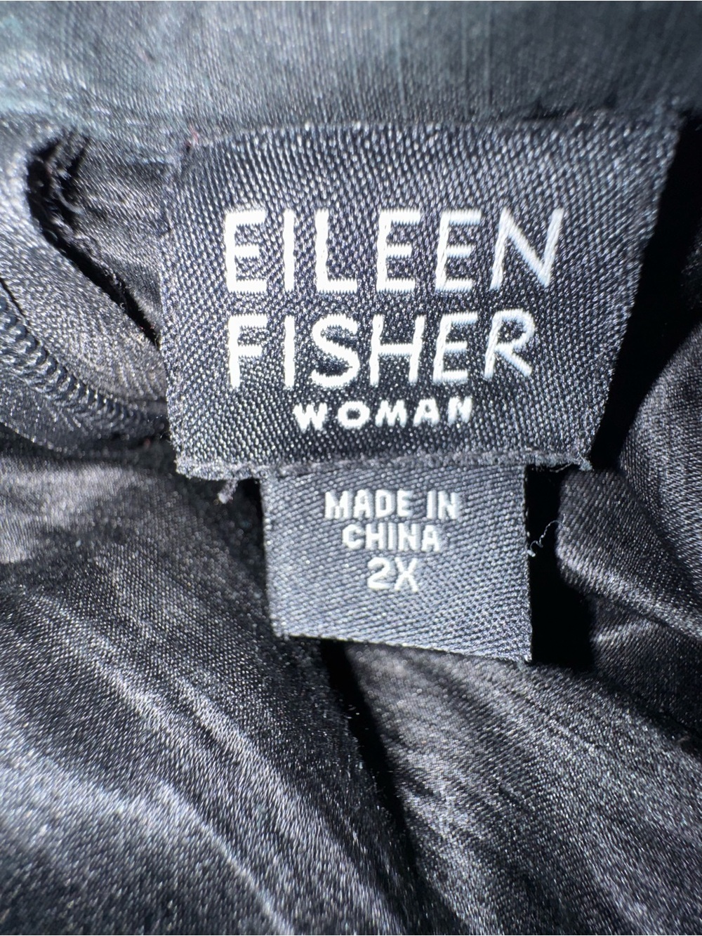 Eileen Fisher Black Maxi Skirt-Size 2x - Picture 4 of 7